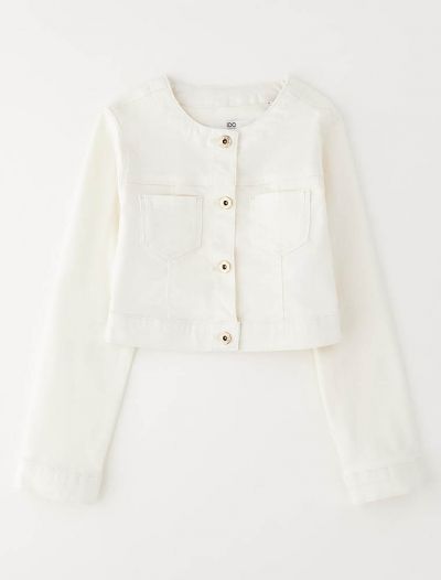 Giubbino in jeans I Do - panna