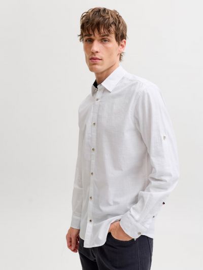 Camicia manica lunga Jack & Jones - bright white
