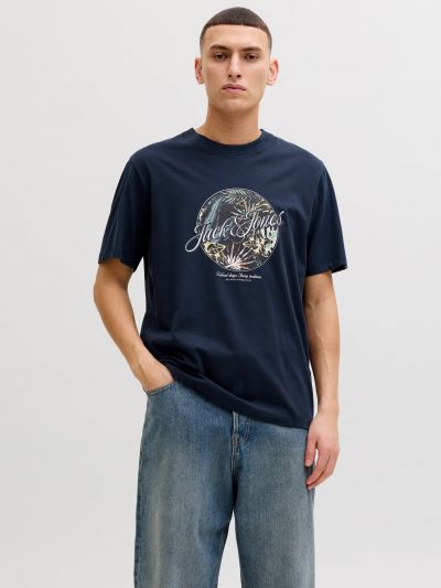 T-shirt manica corta Jack & Jones - navy blazer