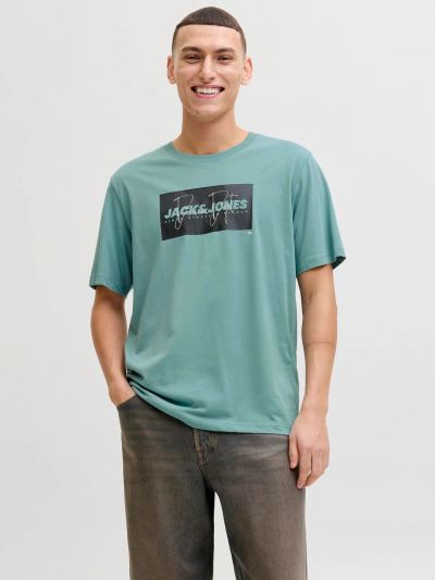 T-shirt manica corta Jack & Jones - blu