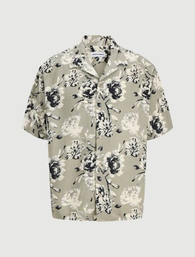 Camicia manica corta Jack & Jones - vetiver