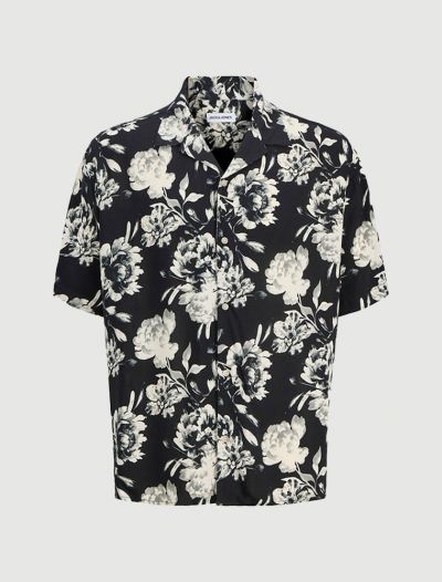 Camicia manica corta Jack & Jones - black