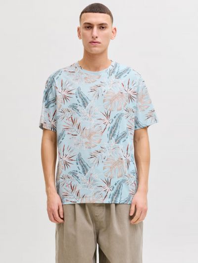 T-shirt manica corta Jack & Jones - azzurro