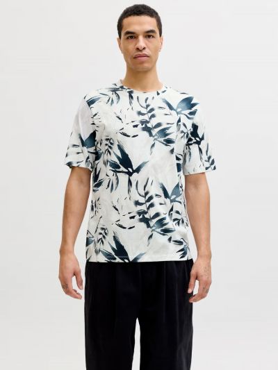 T-shirt manica corta Jack & Jones - cloud dancer