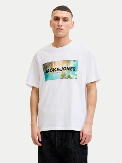 T-shirt manica corta Jack & Jones - bright white