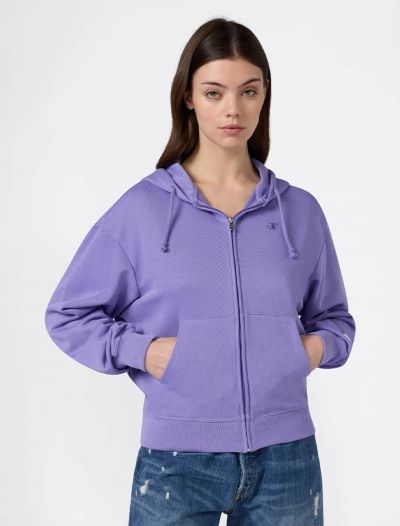 Felpa sportiva aperta Champion - viola