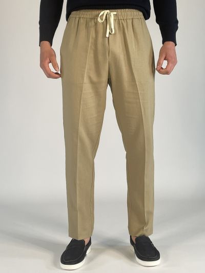 Pantalone casual Over-d - cammello