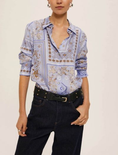 Camicia manica lunga Emme - azzurro