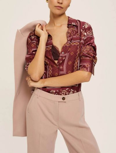 Camicia manica lunga Emme - bordeaux