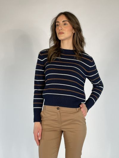 Maglia manica lunga Iblues - blu marrone