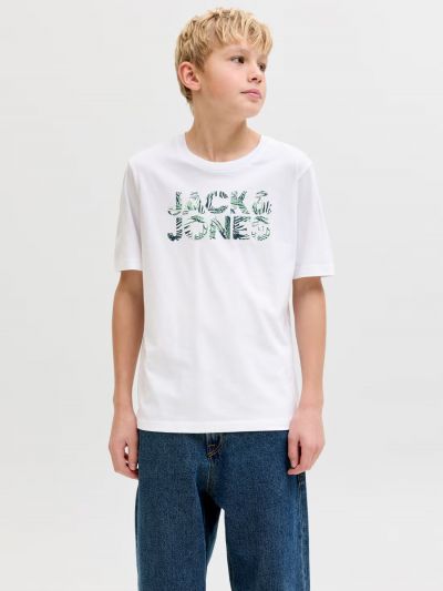 T-shirt manica corta Jack & Jones - white