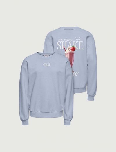 Maglia in felpa Only - azzurro