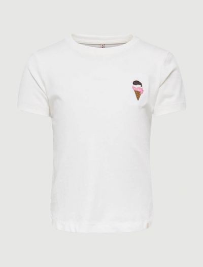 T-shirt manica corta Only - cloud dancer