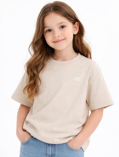 T-shirt manica corta sportiva Newbalance - lino