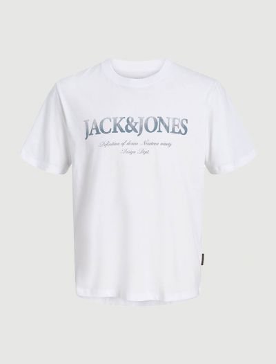 T-shirt manica corta Jack & Jones - white