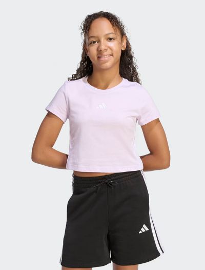 T-shirt manica corta sportiva Adidas - lavanda