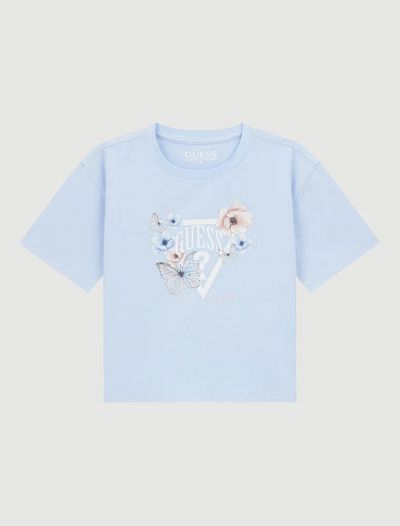 T-shirt manica corta Guess - azzurro