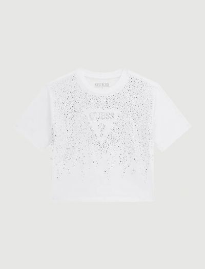 T-shirt manica corta Guess - bianco