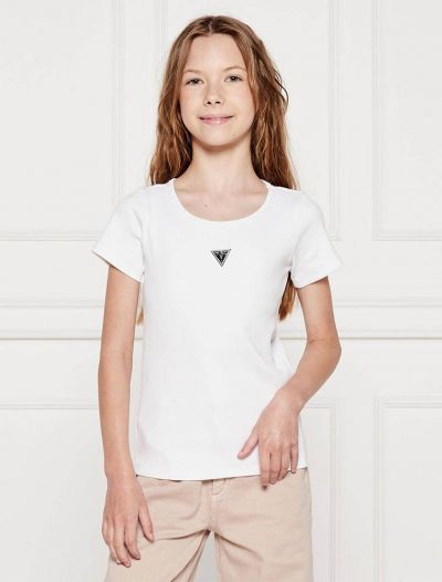 T-shirt manica corta Guess - bianco