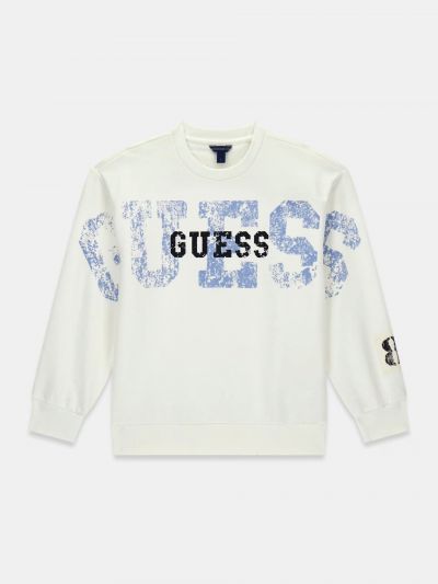 Maglia in felpa Guess - white