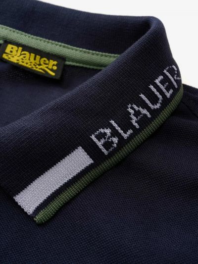 Polo manica corta Blauer - blu