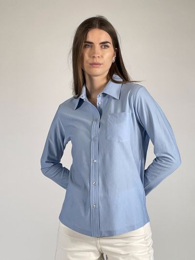 Camicia manica lunga 24j By Pennyblack - azzurro