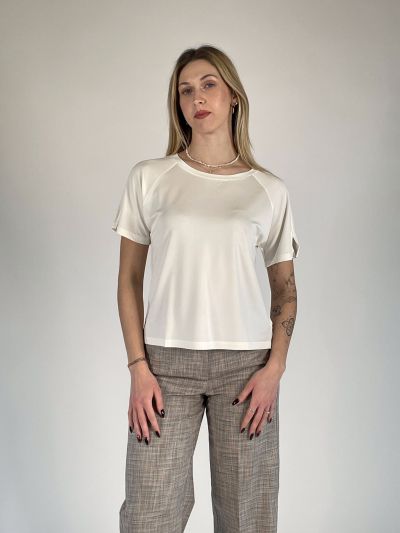 T-shirt manica corta 24j By Pennyblack - avorio