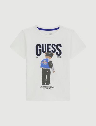T-shirt manica corta Guess - white