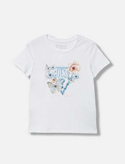 T-shirt manica corta Guess - white