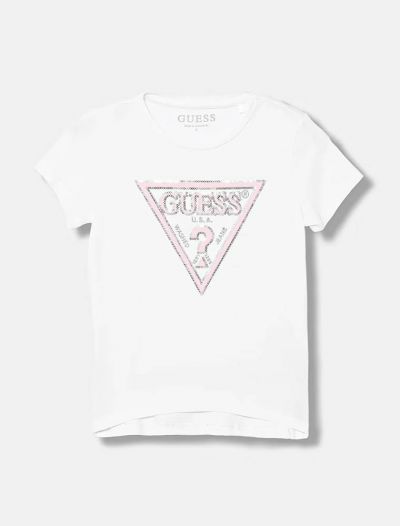 T-shirt manica corta Guess - white