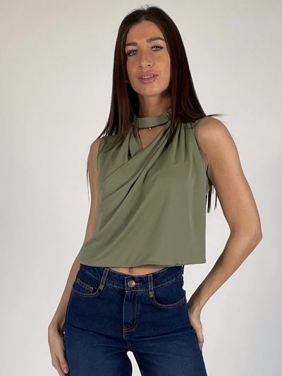 Top Pennypink - verde