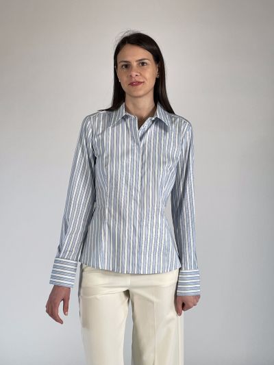 Camicia manica lunga Pennyblack - azzurro
