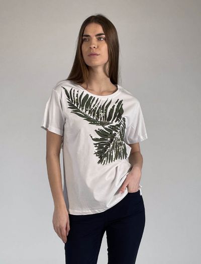 T-shirt manica corta Pennyblack - foglie