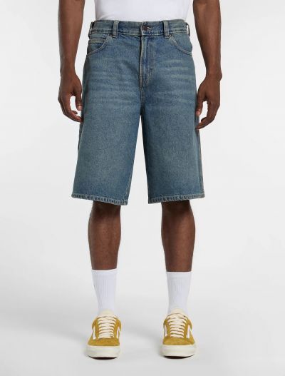 Bermuda jeans Dickies - blu medio