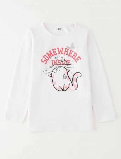 T-shirt manica lunga I Do - white