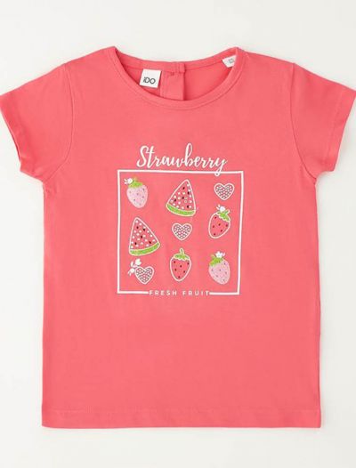 T-shirt manica corta I Do - corallo