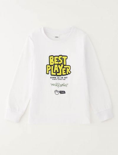 T-shirt manica lunga I Do - white