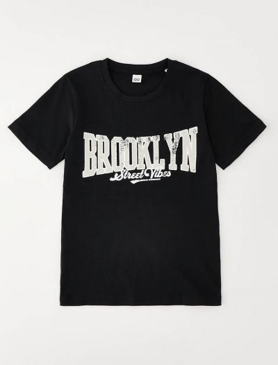 T-shirt manica corta I Do - nero