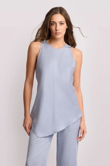 Camicia manica corta Kocca - azzurro polvere