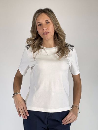 T-shirt manica corta Kocca - bianco