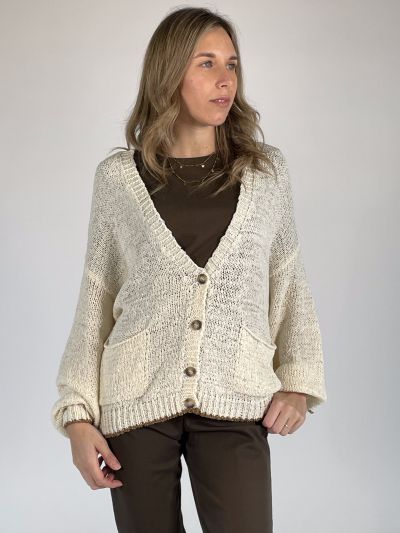 Cardigan Kocca - bianco