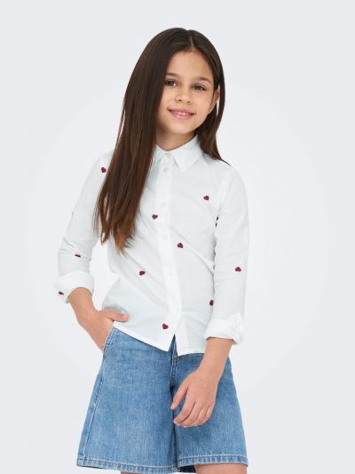 Camicia manica lunga Only - cloud dancer