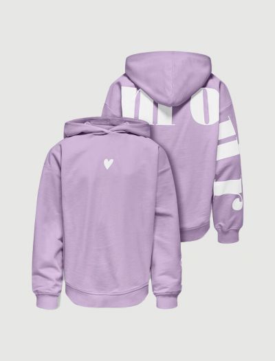 Maglia in felpa Only - orchidea