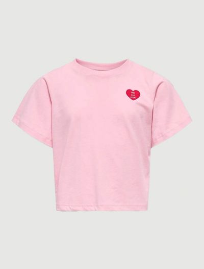 T-shirt manica corta Only - rose