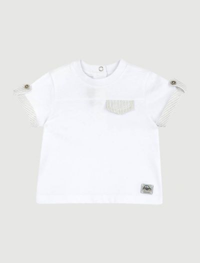 T-shirt manica corta Chicco - bianco