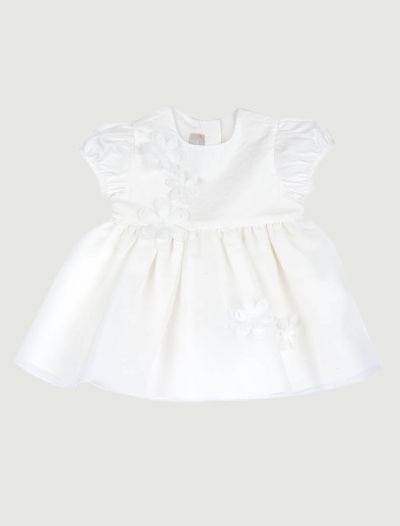Abito manica corta elegante Chicco - panna