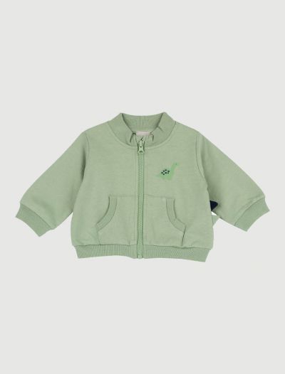 Maglia in felpa aperta Chicco - verde