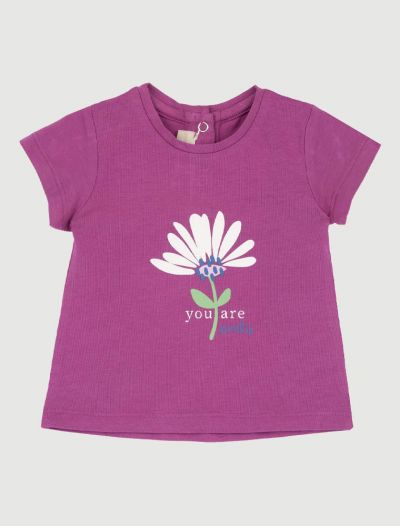 T-shirt manica corta Chicco - fuxia