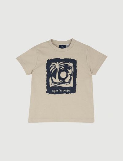 T-shirt manica corta Chicco - beige