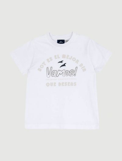 T-shirt manica corta Chicco - bianco